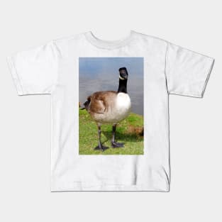 Canada Goose Canadian Geese Wild Bird Kids T-Shirt